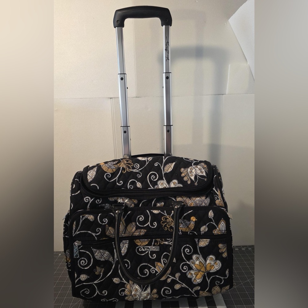 Vera Bradley Black and Gold Travel Bag